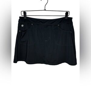 Athleta Endorphin Run Athletic Skirt Size M Black